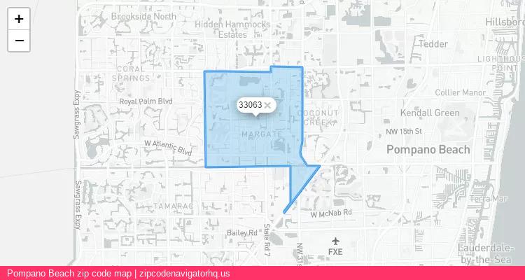 Pompano Beach City is a small town located Florida, in the South region of the United States, and its official zip code is 33063. Pompano Beach city more data from ValidUsapostalcodes | ValidUsapostalcodes