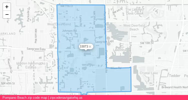 Pompano Beach City is a small town located Florida, in the South region of the United States, and its official zip code is 33073. Pompano Beach city more data from ValidUsapostalcodes | ValidUsapostalcodes