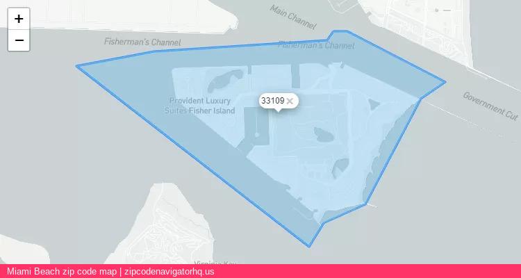 Miami Beach City is a small town located Florida, in the South region of the United States, and its official zip code is 33109. Miami Beach city more data from ValidUsapostalcodes | ValidUsapostalcodes