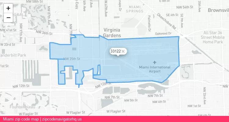 Miami City is a small town located Florida, in the South region of the United States, and its official zip code is 33122. Miami city more data from ValidUsapostalcodes | ValidUsapostalcodes