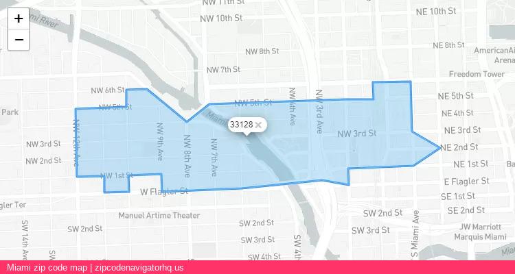 Miami City is a small town located Florida, in the South region of the United States, and its official zip code is 33128. Miami city more data from ValidUsapostalcodes | ValidUsapostalcodes