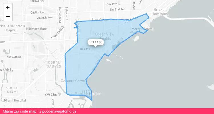 Miami City is a small town located Florida, in the South region of the United States, and its official zip code is 33133. Miami city more data from ValidUsapostalcodes | ValidUsapostalcodes