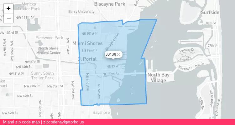 Miami City is a small town located Florida, in the South region of the United States, and its official zip code is 33138. Miami city more data from ValidUsapostalcodes | ValidUsapostalcodes