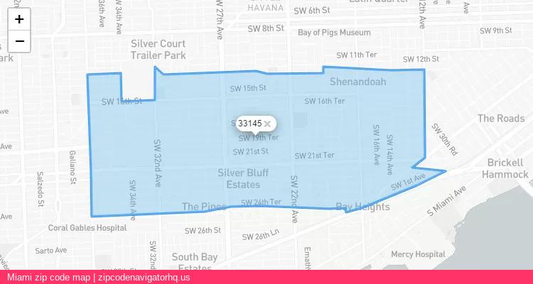 Miami City is a small town located Florida, in the South region of the United States, and its official zip code is 33145. Miami city more data from ValidUsapostalcodes | ValidUsapostalcodes