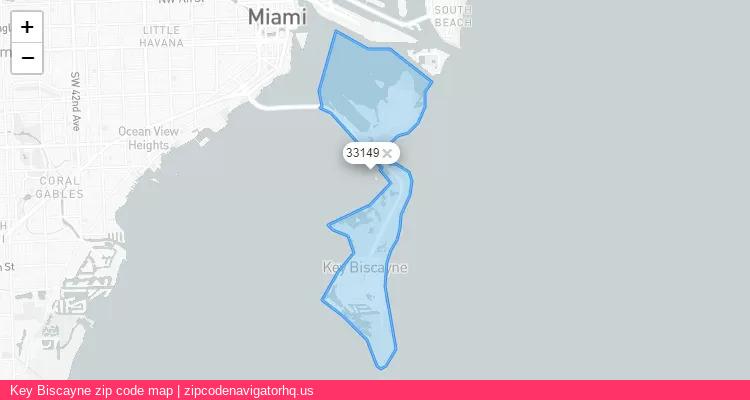 Key Biscayne City is a small town located Florida, in the South region of the United States, and its official zip code is 33149. Key Biscayne city more data from ValidUsapostalcodes | ValidUsapostalcodes