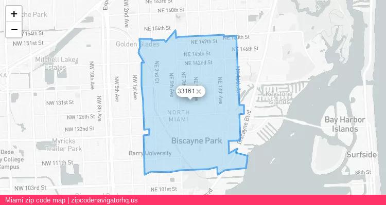 Miami City is a small town located Florida, in the South region of the United States, and its official zip code is 33161. Miami city more data from ValidUsapostalcodes | ValidUsapostalcodes