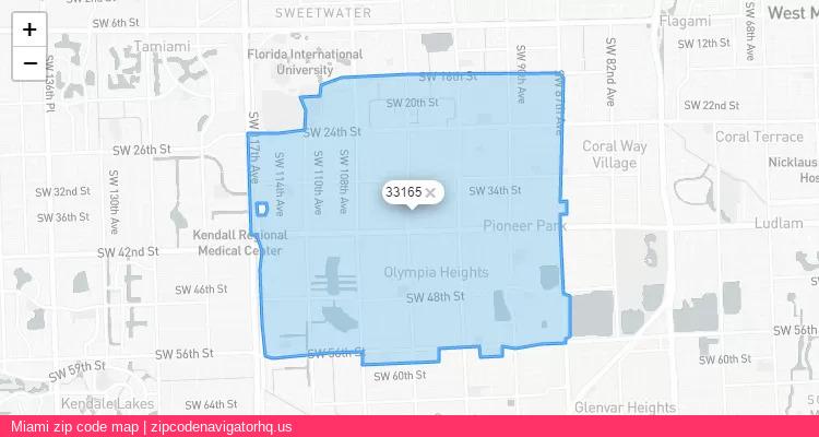 Miami City is a small town located Florida, in the South region of the United States, and its official zip code is 33165. Miami city more data from ValidUsapostalcodes | ValidUsapostalcodes