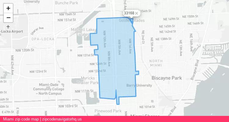 Miami City is a small town located Florida, in the South region of the United States, and its official zip code is 33168. Miami city more data from ValidUsapostalcodes | ValidUsapostalcodes
