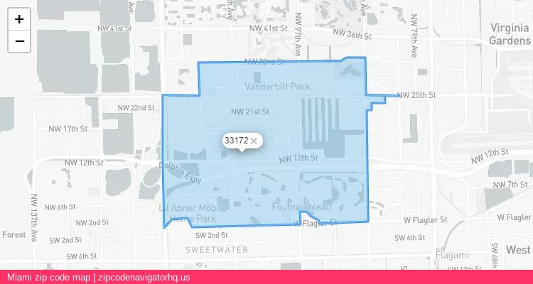 Miami City is a small town located Florida, in the South region of the United States, and its official zip code is 33172. Miami city more data from ValidUsapostalcodes | ValidUsapostalcodes