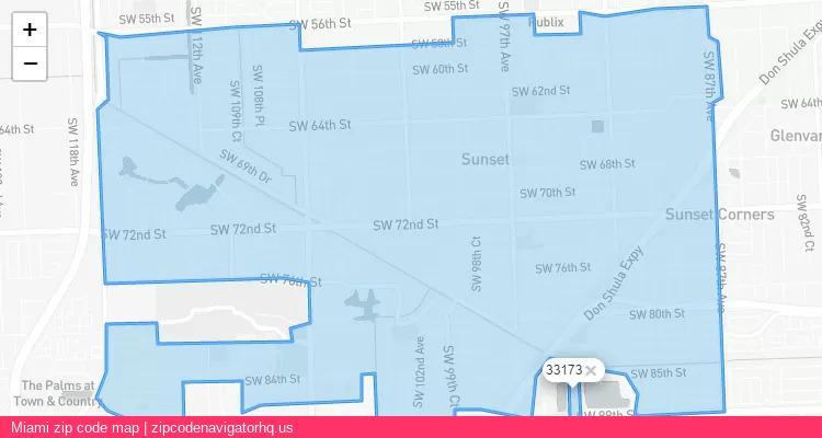 Miami City is a small town located Florida, in the South region of the United States, and its official zip code is 33173. Miami city more data from ValidUsapostalcodes | ValidUsapostalcodes
