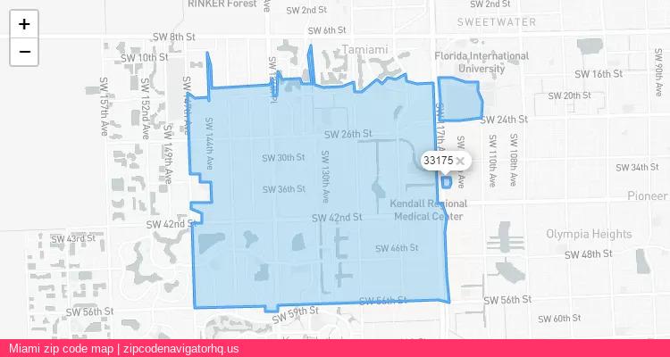 Miami City is a small town located Florida, in the South region of the United States, and its official zip code is 33175. Miami city more data from ValidUsapostalcodes | ValidUsapostalcodes