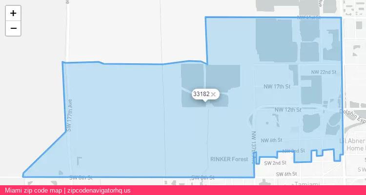 Miami City is a small town located Florida, in the South region of the United States, and its official zip code is 33182. Miami city more data from ValidUsapostalcodes | ValidUsapostalcodes