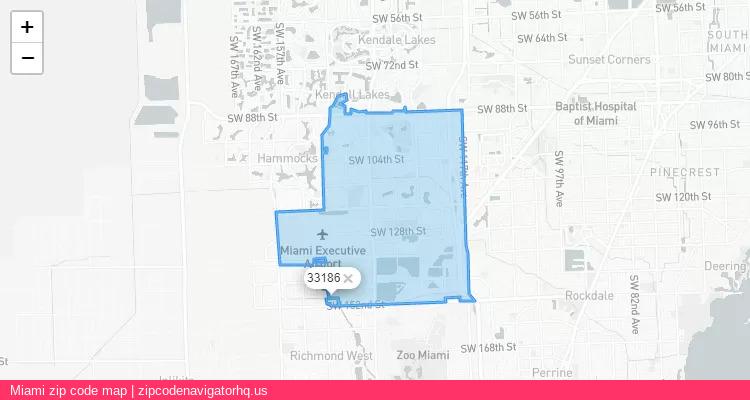 Miami City is a small town located Florida, in the South region of the United States, and its official zip code is 33186. Miami city more data from ValidUsapostalcodes | ValidUsapostalcodes