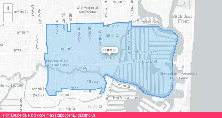 Fort Lauderdale City is a small town located Florida, in the South region of the United States, and its official zip code is 33301. Fort Lauderdale city more data from ValidUsapostalcodes | ValidUsapostalcodes