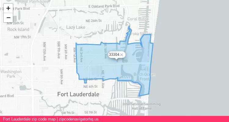Fort Lauderdale City is a small town located Florida, in the South region of the United States, and its official zip code is 33304. Fort Lauderdale city more data from ValidUsapostalcodes | ValidUsapostalcodes