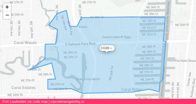 Fort Lauderdale City is a small town located Florida, in the South region of the United States, and its official zip code is 33306. Fort Lauderdale city more data from ValidUsapostalcodes | ValidUsapostalcodes