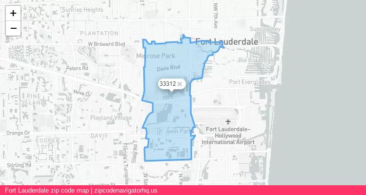 Fort Lauderdale City is a small town located Florida, in the South region of the United States, and its official zip code is 33312. Fort Lauderdale city more data from ValidUsapostalcodes | ValidUsapostalcodes