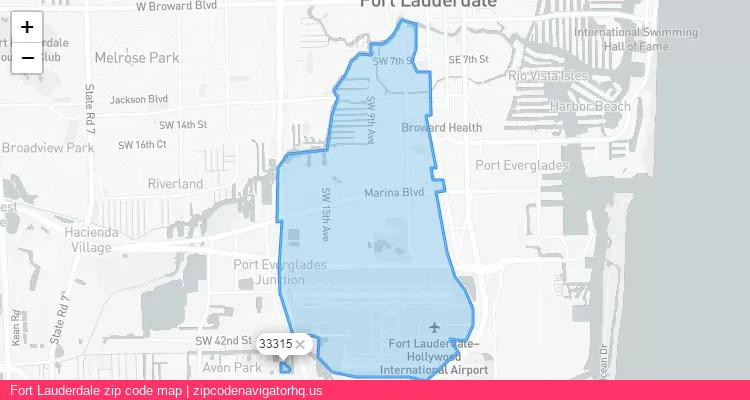 Fort Lauderdale City is a small town located Florida, in the South region of the United States, and its official zip code is 33315. Fort Lauderdale city more data from ValidUsapostalcodes | ValidUsapostalcodes