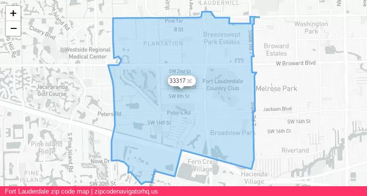 Fort Lauderdale City is a small town located Florida, in the South region of the United States, and its official zip code is 33317. Fort Lauderdale city more data from ValidUsapostalcodes | ValidUsapostalcodes