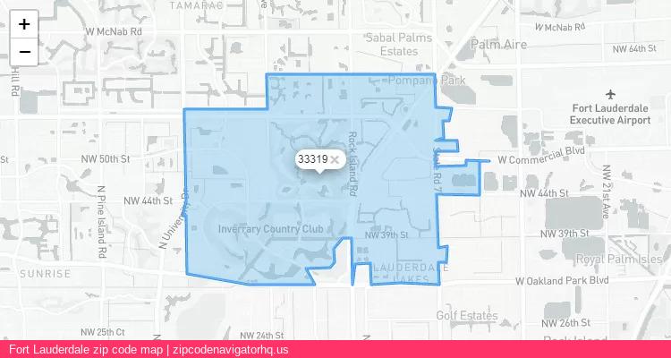 Fort Lauderdale City is a small town located Florida, in the South region of the United States, and its official zip code is 33319. Fort Lauderdale city more data from ValidUsapostalcodes | ValidUsapostalcodes