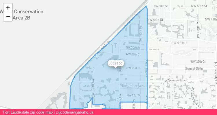 Fort Lauderdale City is a small town located Florida, in the South region of the United States, and its official zip code is 33323. Fort Lauderdale city more data from ValidUsapostalcodes | ValidUsapostalcodes