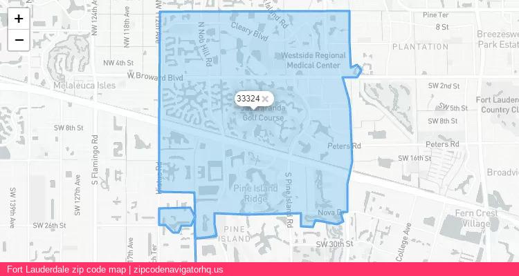 Fort Lauderdale City is a small town located Florida, in the South region of the United States, and its official zip code is 33324. Fort Lauderdale city more data from ValidUsapostalcodes | ValidUsapostalcodes