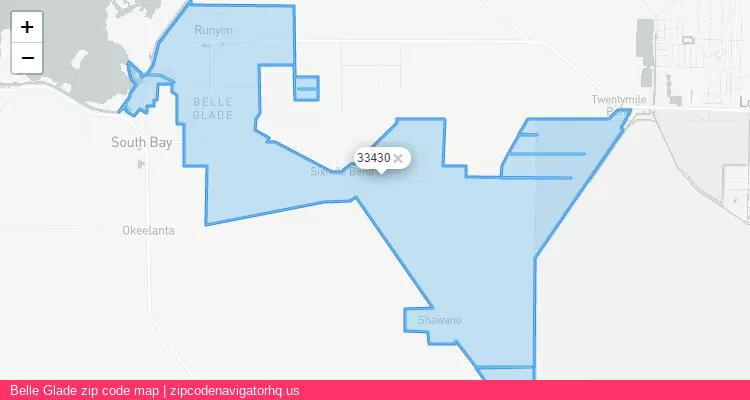Belle Glade City is a small town located Florida, in the South region of the United States, and its official zip code is 33430. Belle Glade city more data from ValidUsapostalcodes | ValidUsapostalcodes
