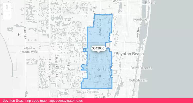 Boynton Beach City is a small town located Florida, in the South region of the United States, and its official zip code is 33436. Boynton Beach city more data from ValidUsapostalcodes | ValidUsapostalcodes