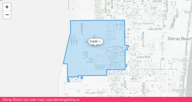 Delray Beach City is a small town located Florida, in the South region of the United States, and its official zip code is 33446. Delray Beach city more data from ValidUsapostalcodes | ValidUsapostalcodes