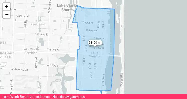 Lake Worth Beach City is a small town located Florida, in the South region of the United States, and its official zip code is 33460. Lake Worth Beach city more data from ValidUsapostalcodes | ValidUsapostalcodes