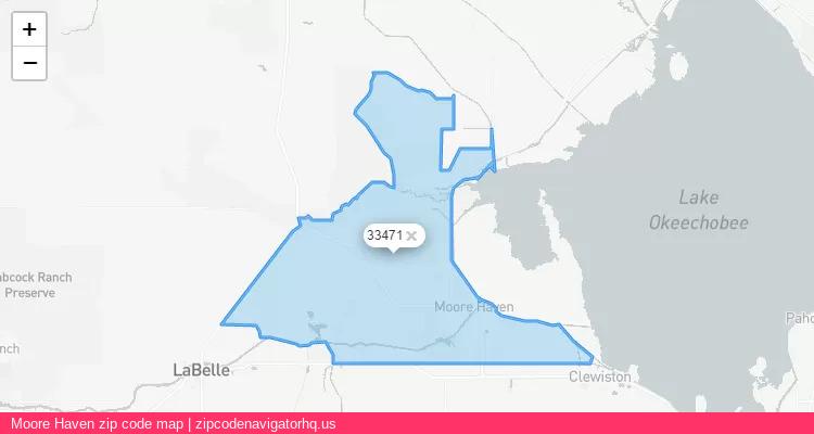 Moore Haven City is a small town located Florida, in the South region of the United States, and its official zip code is 33471. Moore Haven city more data from ValidUsapostalcodes | ValidUsapostalcodes