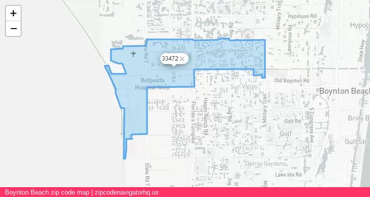 Boynton Beach City is a small town located Florida, in the South region of the United States, and its official zip code is 33472. Boynton Beach city more data from ValidUsapostalcodes | ValidUsapostalcodes