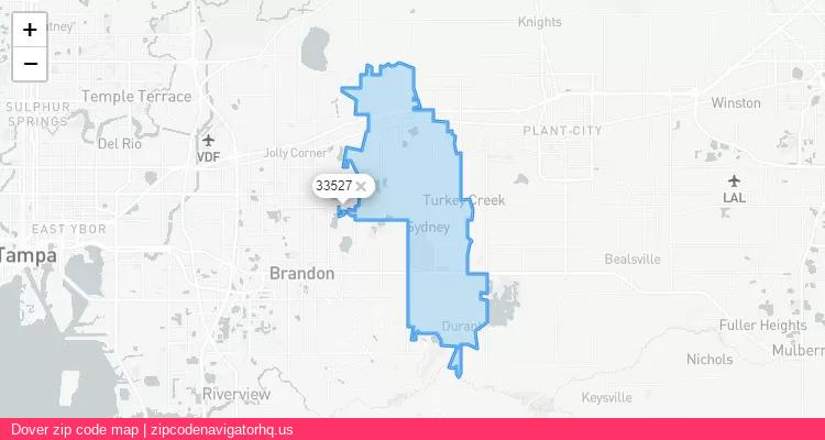 Dover City is a small town located Florida, in the South region of the United States, and its official zip code is 33527. Dover city more data from ValidUsapostalcodes | ValidUsapostalcodes