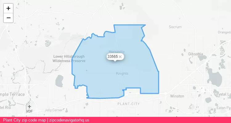Plant City City is a small town located Florida, in the South region of the United States, and its official zip code is 33565. Plant City city more data from ValidUsapostalcodes | ValidUsapostalcodes
