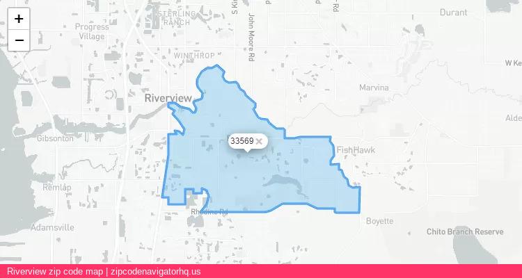 Riverview City is a small town located Florida, in the South region of the United States, and its official zip code is 33569. Riverview city more data from ValidUsapostalcodes | ValidUsapostalcodes