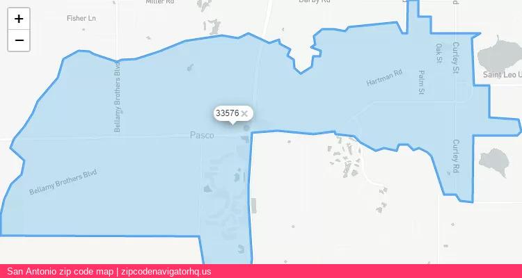 San Antonio City is a small town located Florida, in the South region of the United States, and its official zip code is 33576. San Antonio city more data from ValidUsapostalcodes | ValidUsapostalcodes