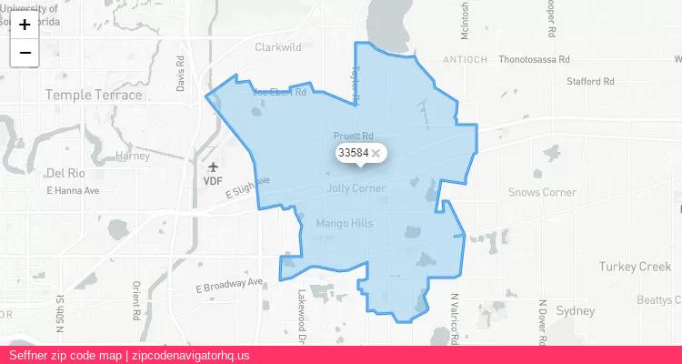 Seffner City is a small town located Florida, in the South region of the United States, and its official zip code is 33584. Seffner city more data from ValidUsapostalcodes | ValidUsapostalcodes