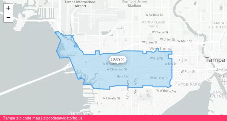 Tampa City is a small town located Florida, in the South region of the United States, and its official zip code is 33609. Tampa city more data from ValidUsapostalcodes | ValidUsapostalcodes