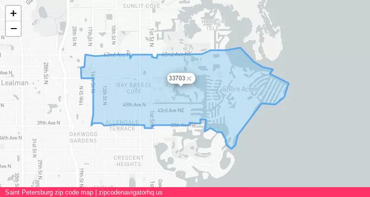 Saint Petersburg City is a small town located Florida, in the South region of the United States, and its official zip code is 33703. Saint Petersburg city more data from ValidUsapostalcodes | ValidUsapostalcodes