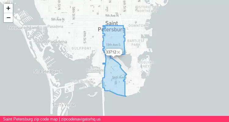 Saint Petersburg City is a small town located Florida, in the South region of the United States, and its official zip code is 33712. Saint Petersburg city more data from ValidUsapostalcodes | ValidUsapostalcodes