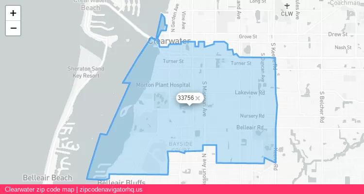Clearwater City is a small town located Florida, in the South region of the United States, and its official zip code is 33756. Clearwater city more data from ValidUsapostalcodes | ValidUsapostalcodes