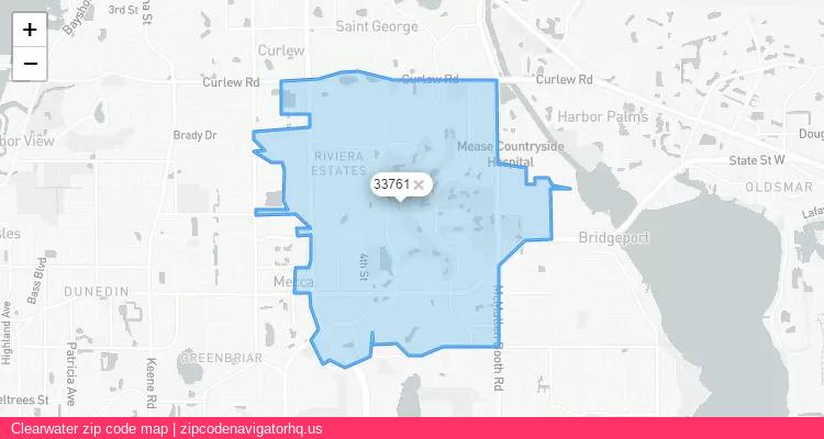 Clearwater City is a small town located Florida, in the South region of the United States, and its official zip code is 33761. Clearwater city more data from ValidUsapostalcodes | ValidUsapostalcodes
