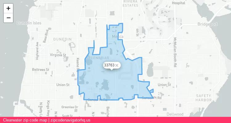 Clearwater City is a small town located Florida, in the South region of the United States, and its official zip code is 33763. Clearwater city more data from ValidUsapostalcodes | ValidUsapostalcodes