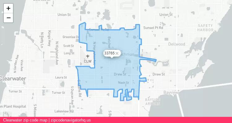 Clearwater City is a small town located Florida, in the South region of the United States, and its official zip code is 33765. Clearwater city more data from ValidUsapostalcodes | ValidUsapostalcodes
