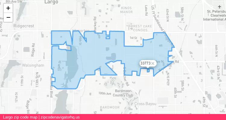 Largo City is a small town located Florida, in the South region of the United States, and its official zip code is 33773. Largo city more data from ValidUsapostalcodes | ValidUsapostalcodes