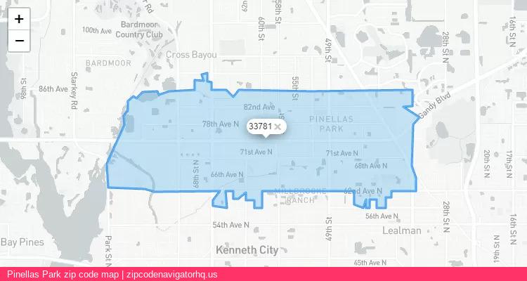 Pinellas Park City is a small town located Florida, in the South region of the United States, and its official zip code is 33781. Pinellas Park city more data from ValidUsapostalcodes | ValidUsapostalcodes