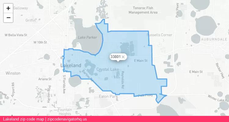 Lakeland City is a small town located Florida, in the South region of the United States, and its official zip code is 33801. Lakeland city more data from ValidUsapostalcodes | ValidUsapostalcodes