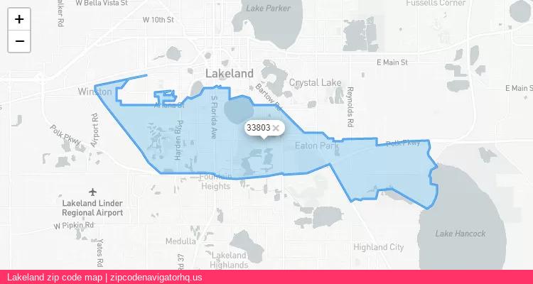 Lakeland City is a small town located Florida, in the South region of the United States, and its official zip code is 33803. Lakeland city more data from ValidUsapostalcodes | ValidUsapostalcodes