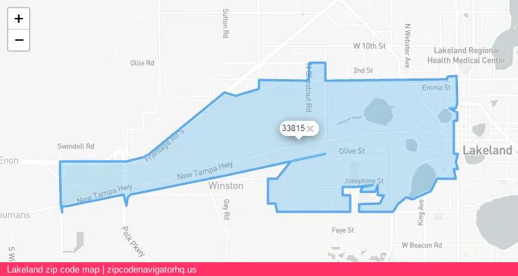 Lakeland City is a small town located Florida, in the South region of the United States, and its official zip code is 33815. Lakeland city more data from ValidUsapostalcodes | ValidUsapostalcodes