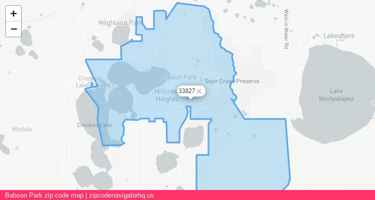 Babson Park City is a small town located Florida, in the South region of the United States, and its official zip code is 33827. Babson Park city more data from ValidUsapostalcodes | ValidUsapostalcodes